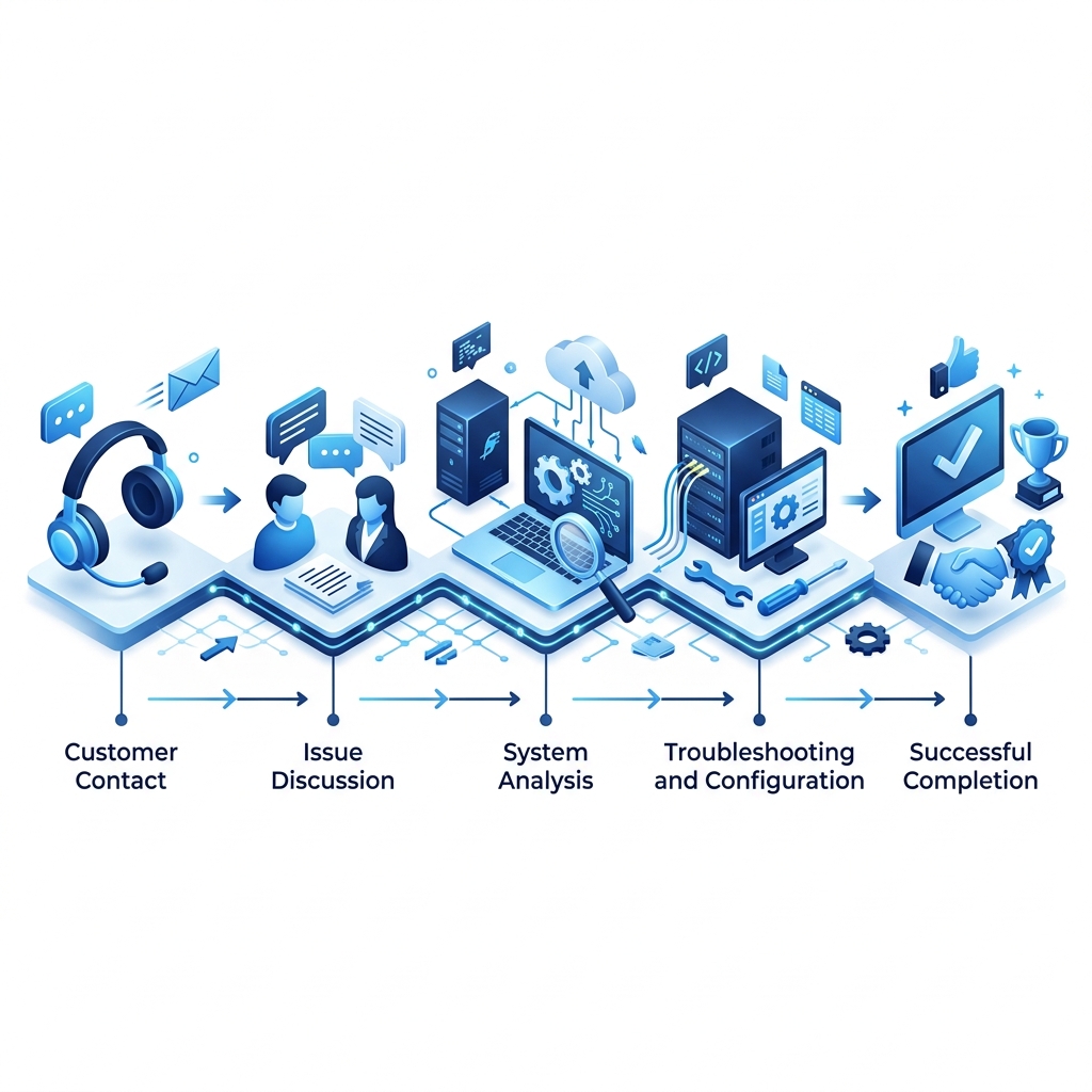 Office 365 technical support process